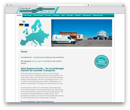Pilot Fish WordPress theme - aaa-express-kurier.de