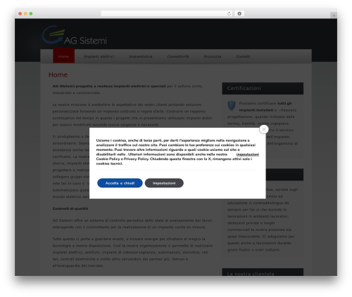 Quickhost WordPress theme - ag-sistemi.it