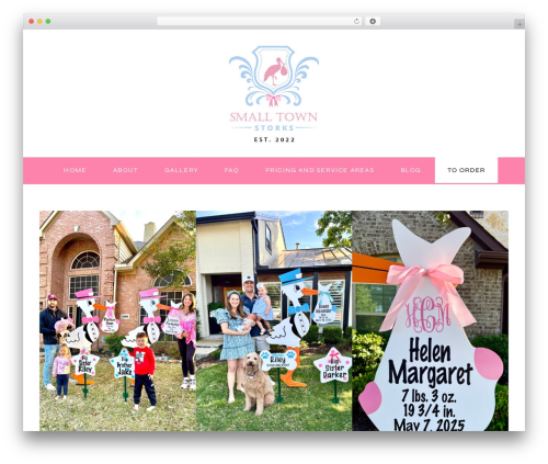 Responsive theme WordPress - smalltownstorks.com
