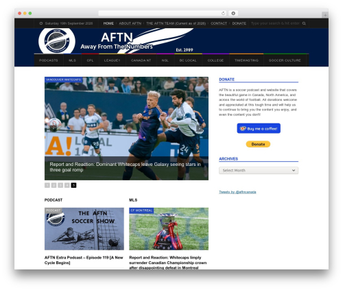 Spartan WordPress theme - aftn.ca