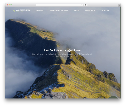 Theme WordPress Mustersite - albertin-hiking.ch