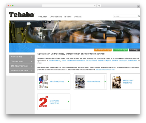 Webton WordPress theme - afvulmachines.com