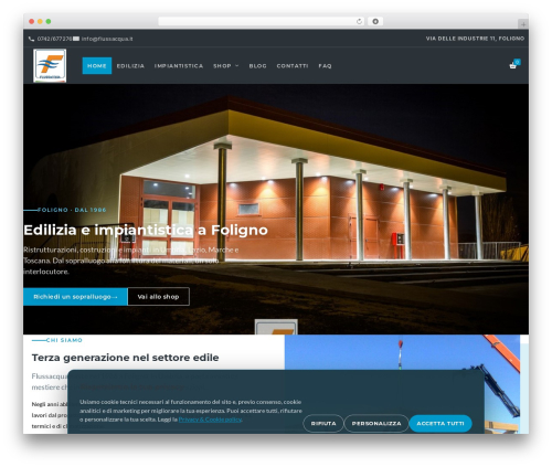 Webuild best WordPress theme - flussacqua.it