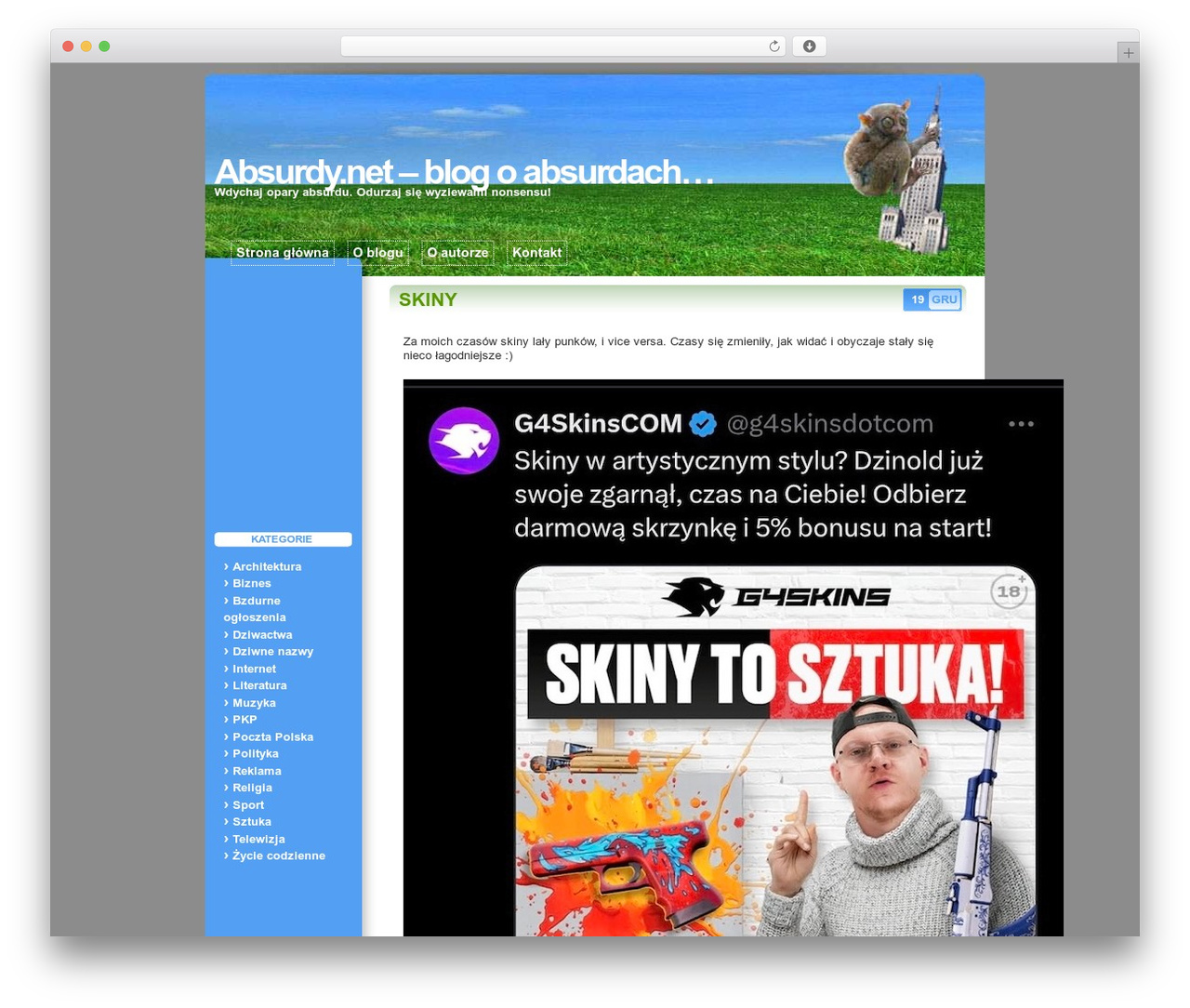 WordPress theme GreenIdea - absurdy.net WordPress theme GreenIdea - absurdy.net