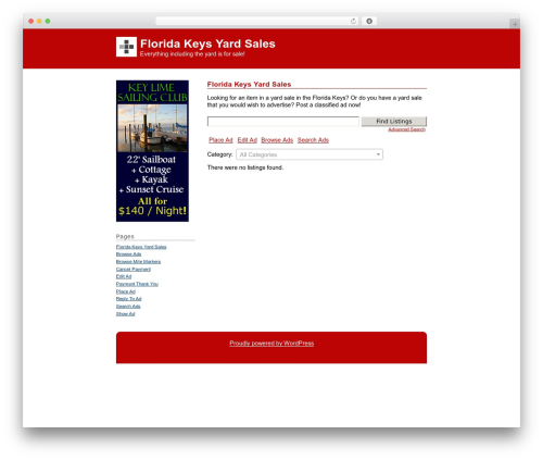 WordPress theme NotesIL - floridakeysyardsales.com