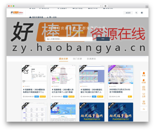 ★主题 WordPress theme - zy.haobangya.cn