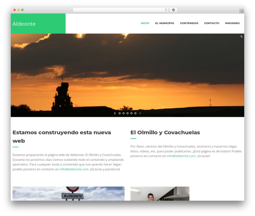 Flatco WordPress website theme - aldeonte.com