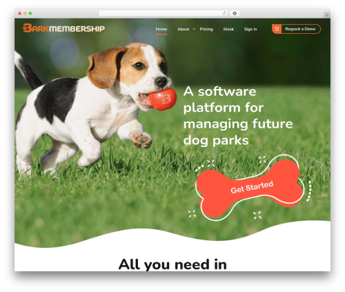 Pawsitive WordPress theme - barkmembership.com