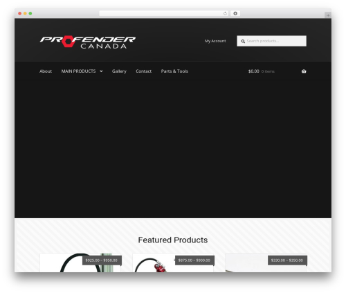 Profender Canada WordPress theme - profendercanada.ca