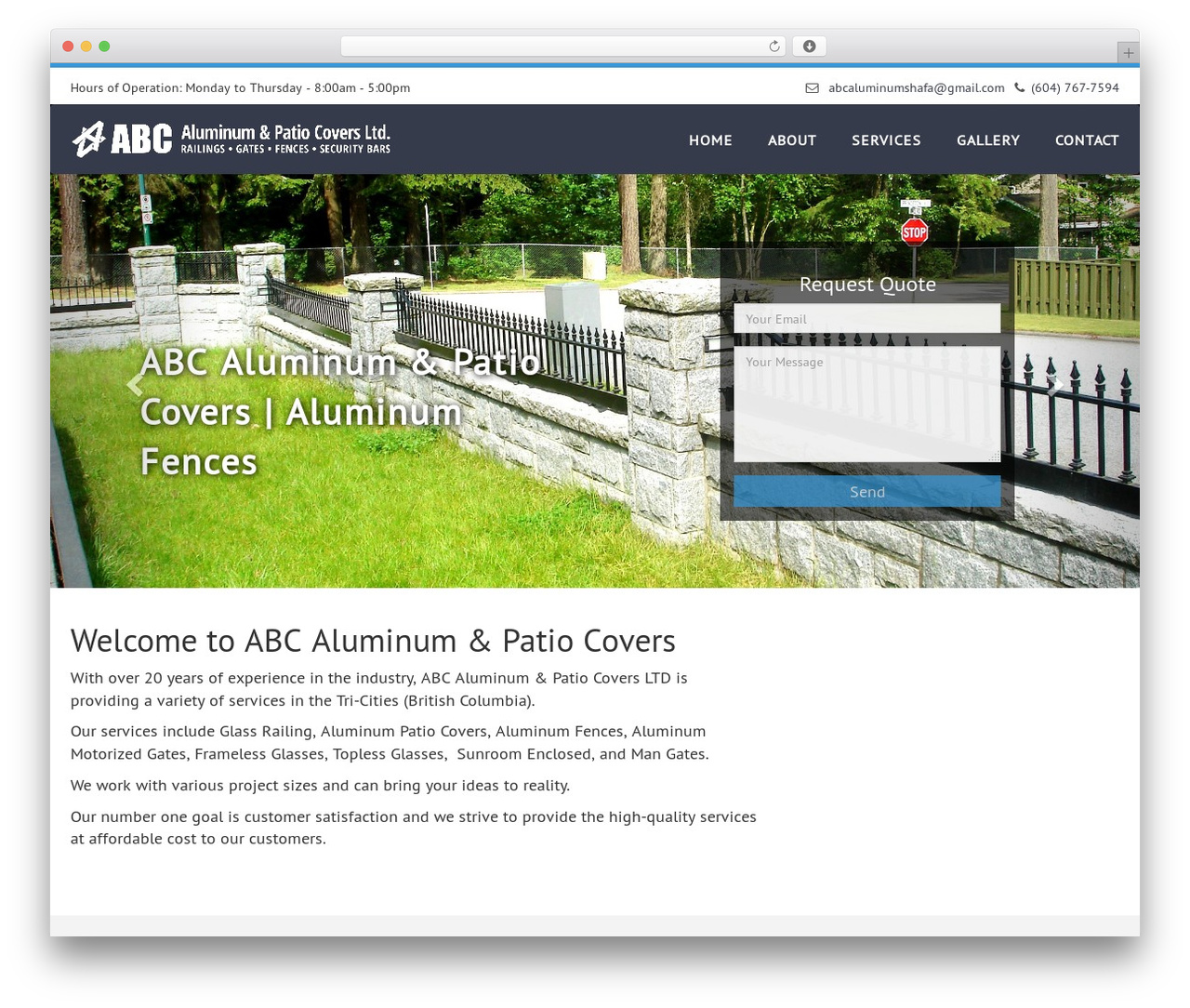 SynInteractive WordPress theme - abcaluminum.ca SynInteractive WordPress theme - abcaluminum.ca
