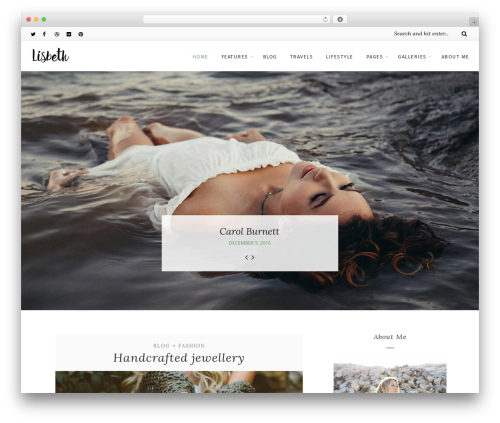 Theme WordPress Lisbeth - lisbeth.premiumcoding.com