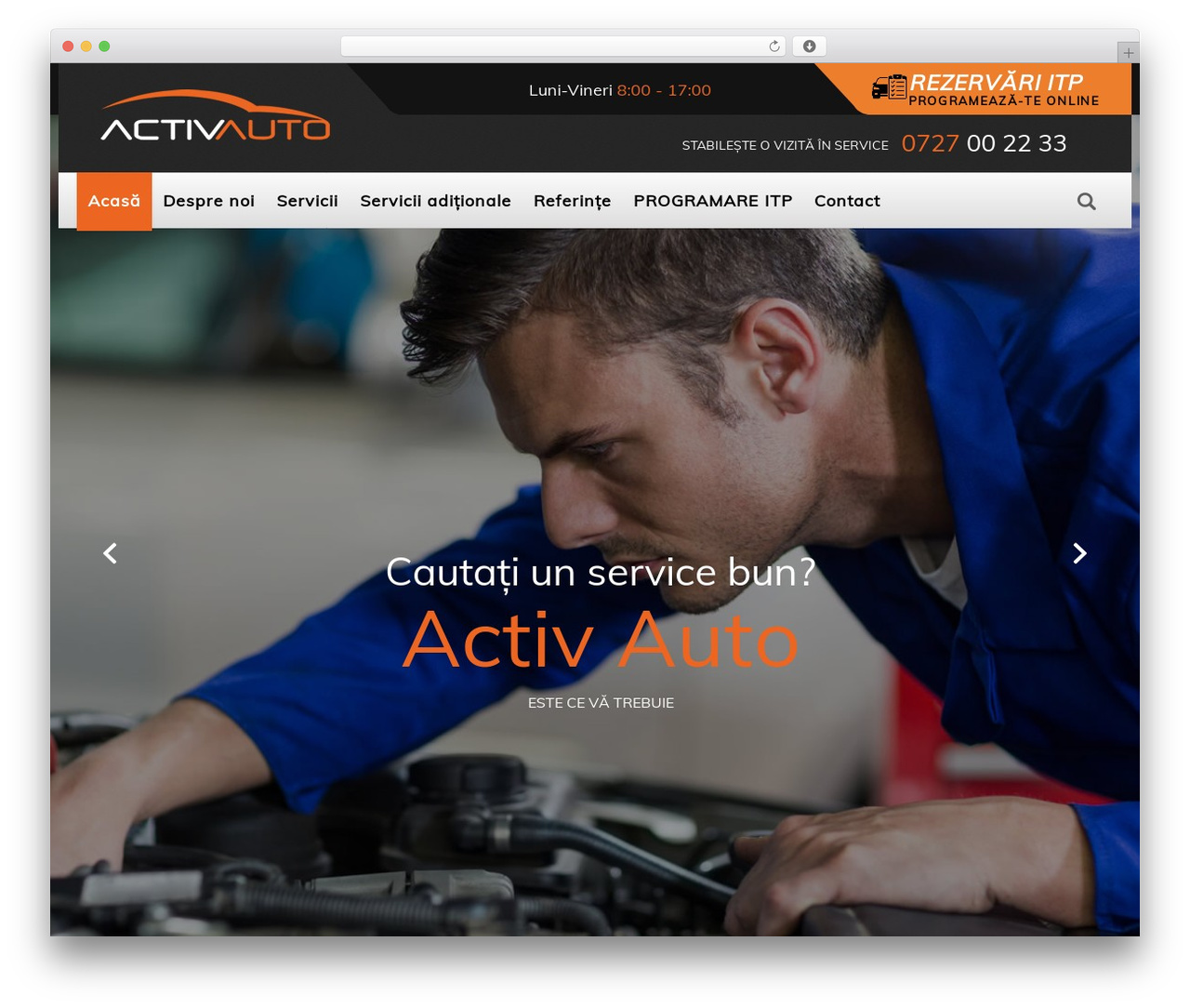 WordPress theme Activ Auto - activauto.ro
