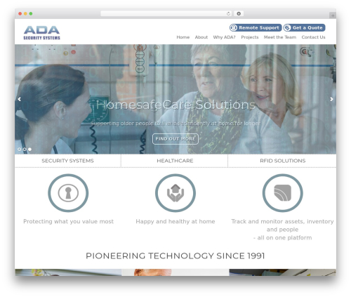 WordPress theme adasecuritytheme2016 - ada-security.com