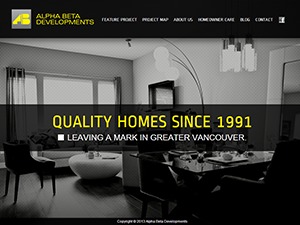 WordPress theme Alpha Beta by Doug Mcleod