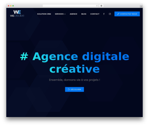 WordPress theme Leverage - we-creative.ch