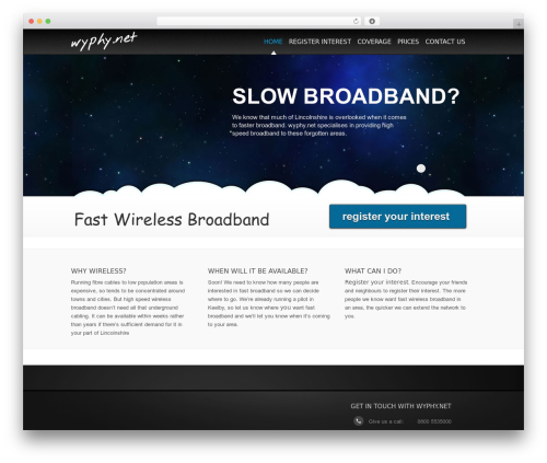 CleanSpace WordPress theme - wyphy.net