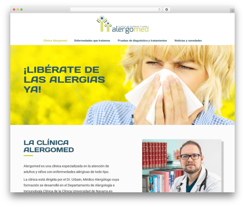 Crio premium WordPress plugin - alergomedguate.com