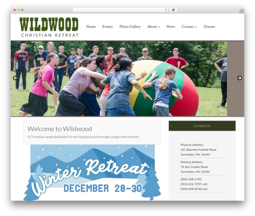 Ezchurch WordPress plugin - wildwoodchristianretreat.org