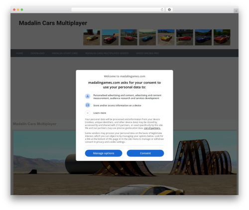Fungames WordPress theme - madalin-cars-multiplayer.com