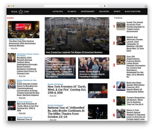 GeneratePress theme WordPress - blackstarnews.com
