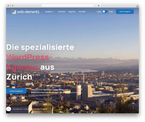 Theme WordPress Web-Elements Theme - web-elements.ch