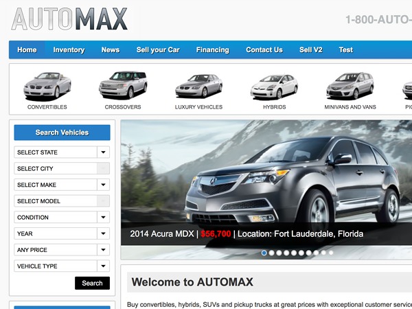 Theme WordPress AUTOMAX by Gorilla Themes