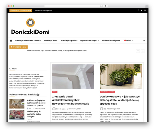 Ultra Lite WordPress blog theme - doniczkidomi.pl