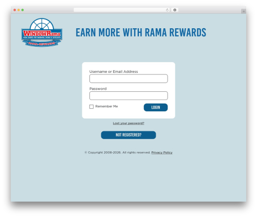 WindowR best WordPress theme - ramarewards.com