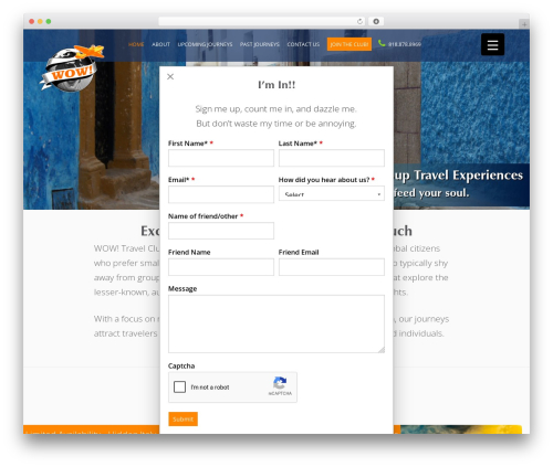 WordPress theme PN - wowtravelclub.com