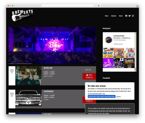 WordPress theme Suki - brewskyslive.com