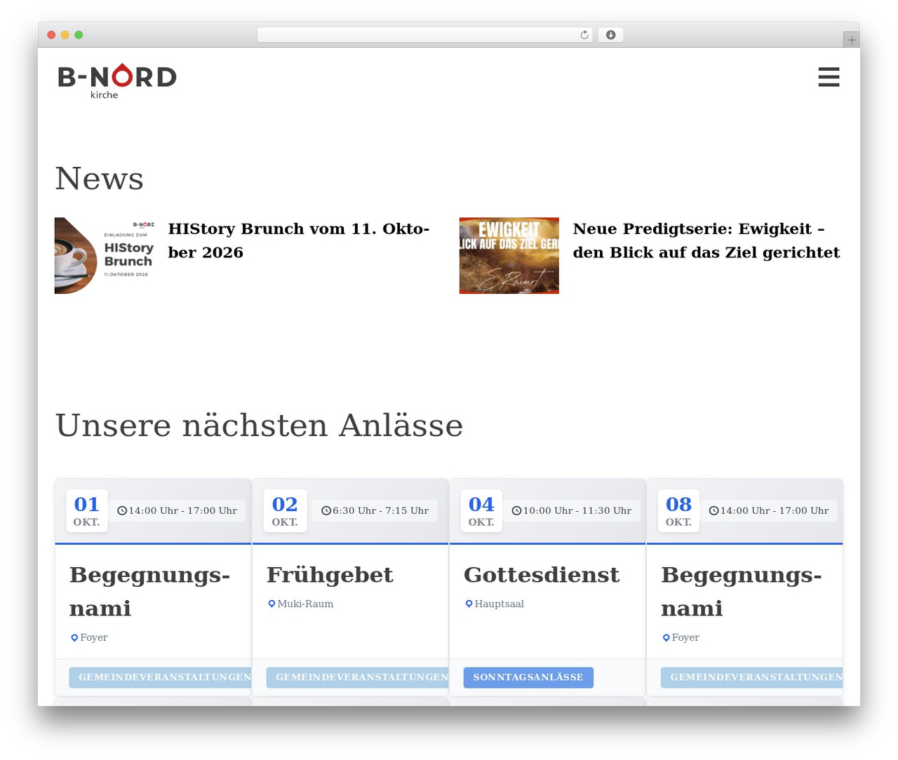 Avada theme WordPress - b-nord.ch