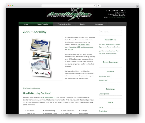 Wooslider WordPress plugin - acculloy.com