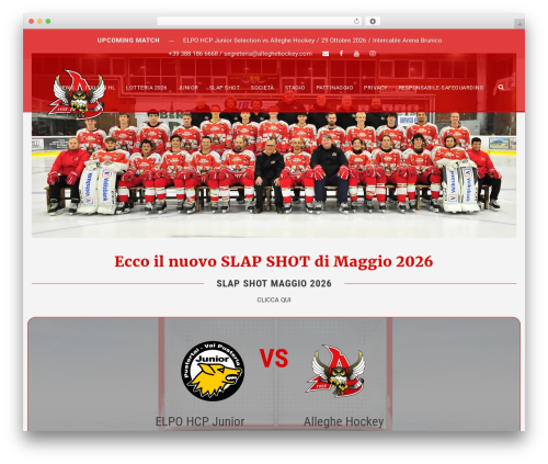 BigSlam theme WordPress - alleghehockey.com
