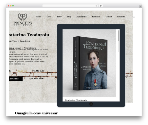 Booker WordPress theme - ecaterinateodoroiu.com