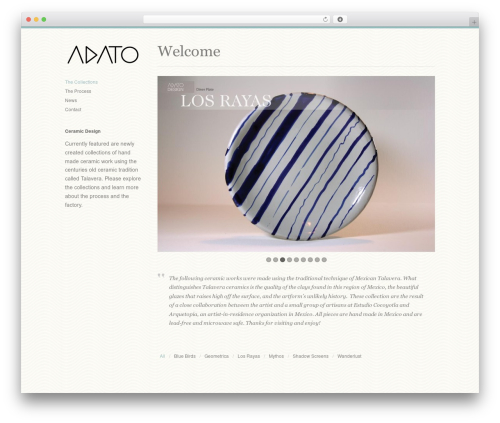 Infinity WordPress theme - adatodesign.com