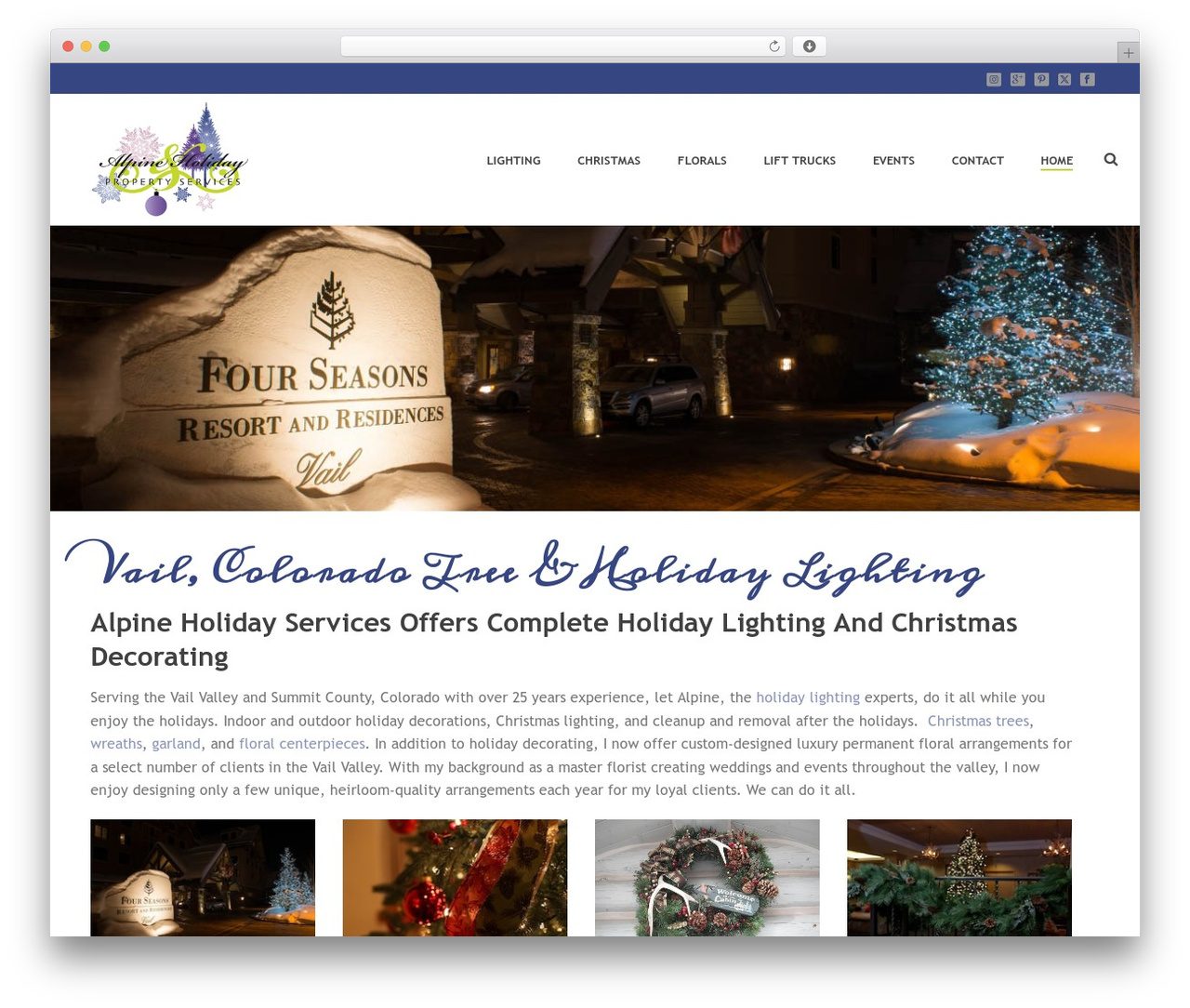 Jupiter WordPress theme - alpineholidayservices.com