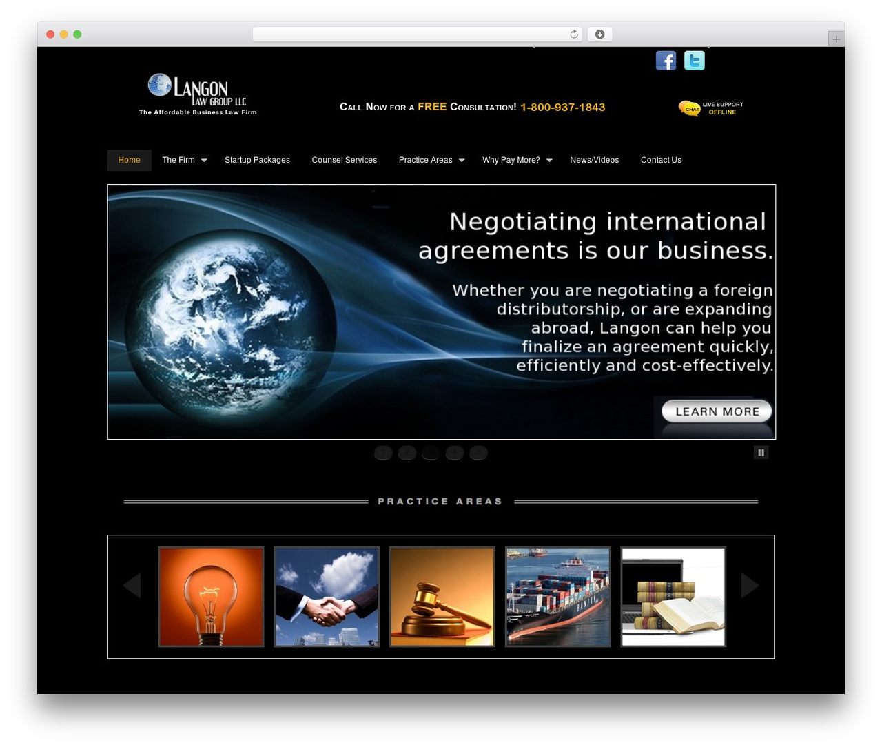 PageLines Framework theme WordPress - affordablebusinesslaw.com