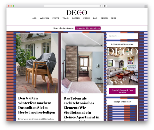 Theme WordPress Extra - decohome.de