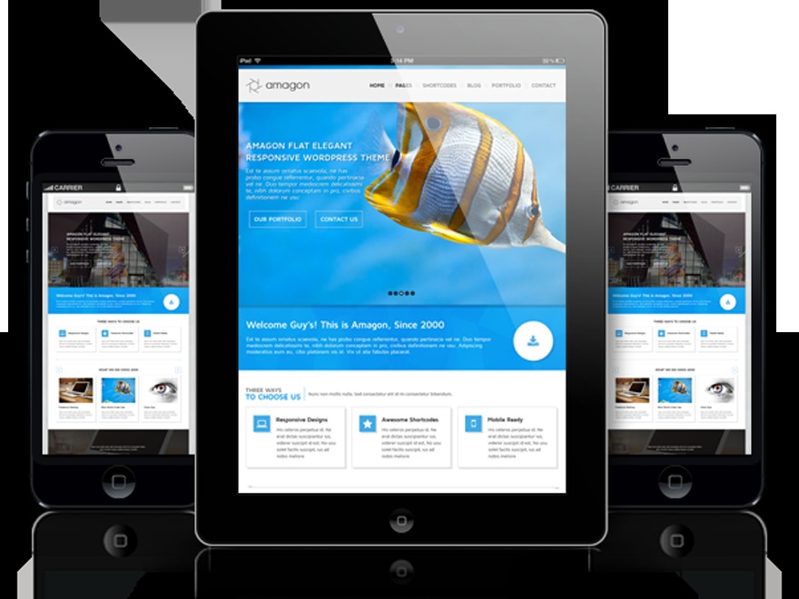 Theme WordPress Amagon by CMSBlueTheme