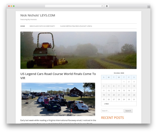Tiny Framework WordPress theme - leys.com