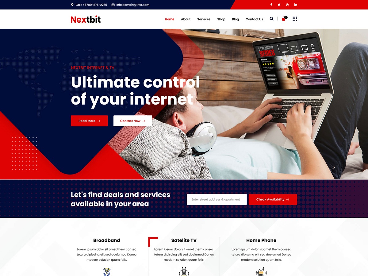 WordPress theme NextBit WordPress theme NextBit