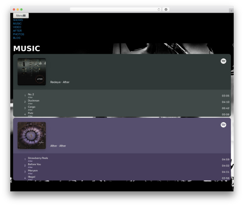 WordPress theme Applause - afterishere.com