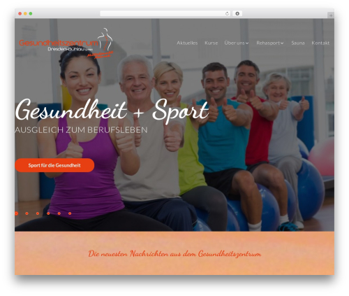 WordPress theme EDEM - gesundheit-dresden.net