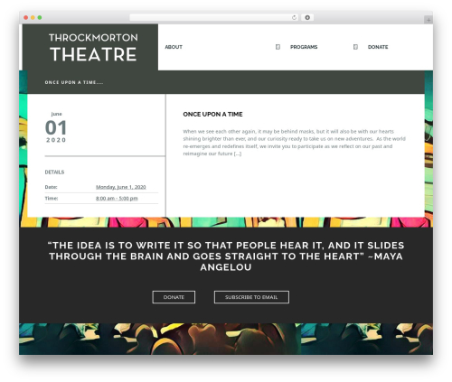 WordPress theme Eventica WP - mortsahlsays.com