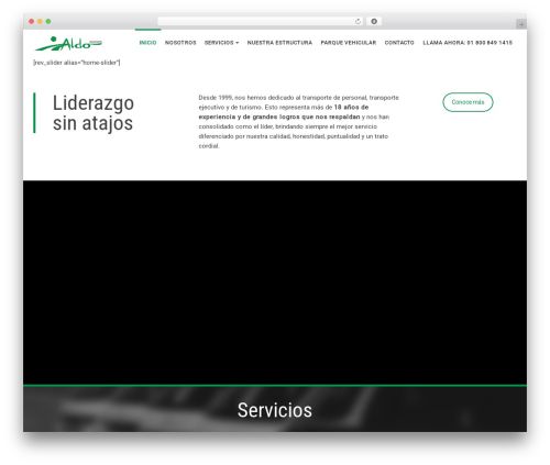 WordPress theme Ottavio Wordpress Theme - aldotransportes.com