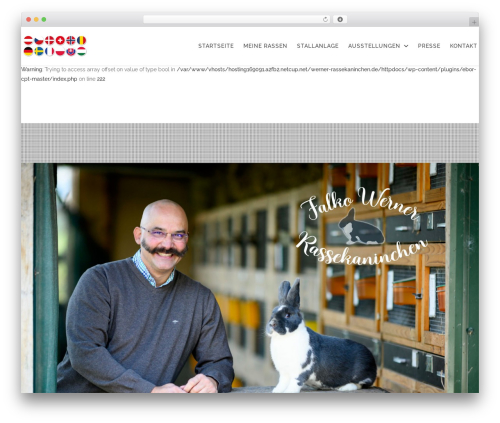 Ebor page builder master WordPress plugin - werner-rassekaninchen.de