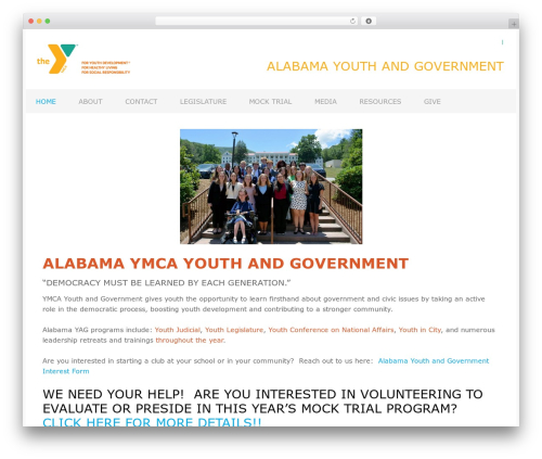 ymca WordPress theme - alyig.org