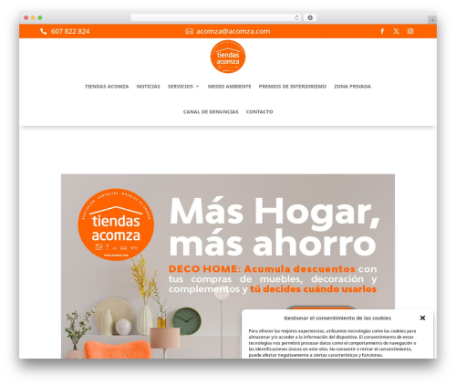 Divi theme WordPress - acomza.com