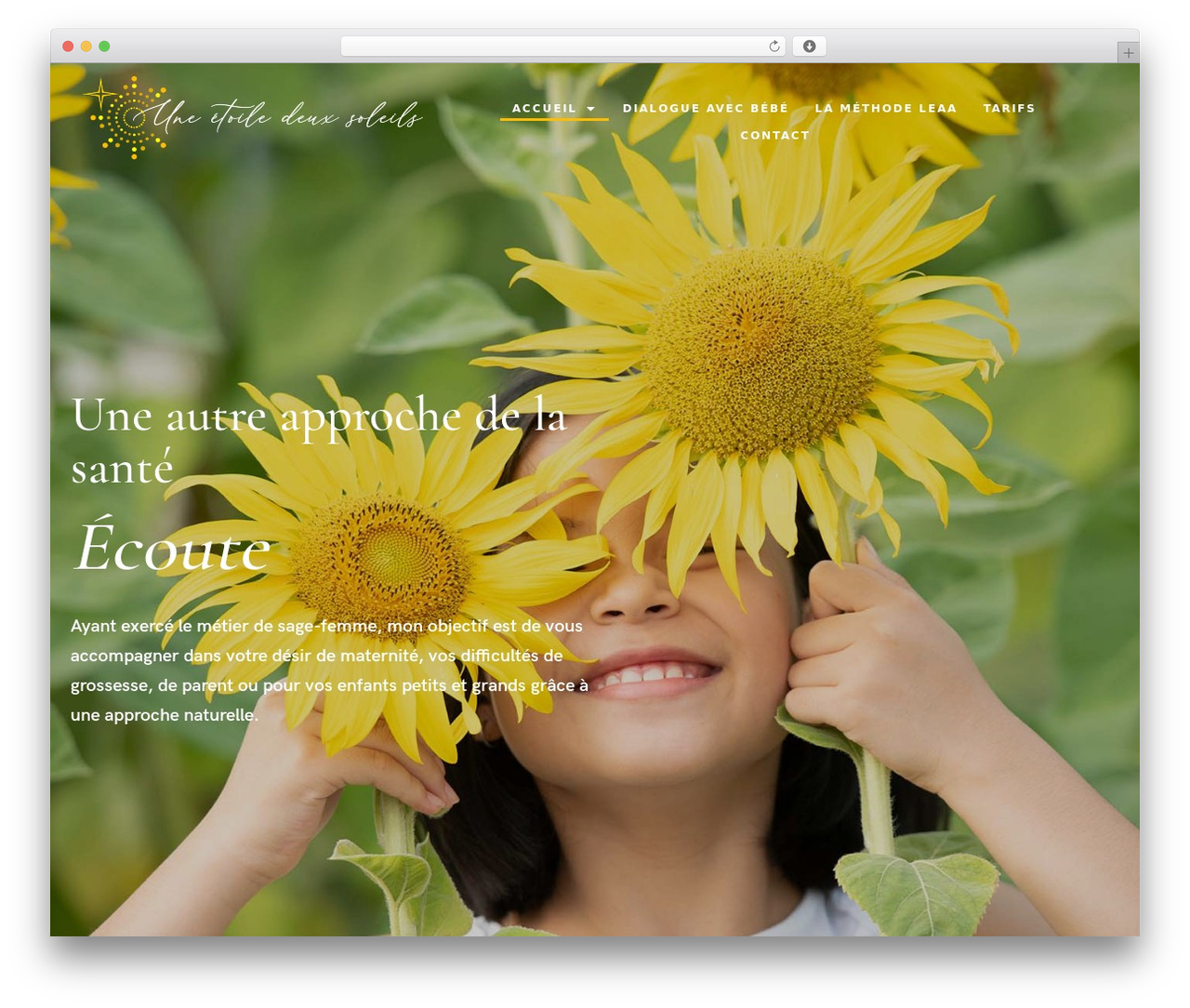 DotLife WordPress theme - uneetoiledeuxsoleils.com