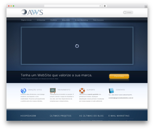 ENTREPENEUR theme WordPress - agenciadewebsites.com.br